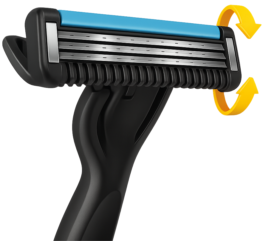 Tête pivotante flexible